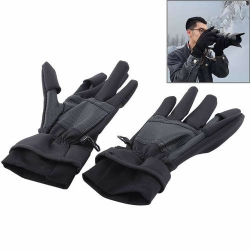 Outdoor Sports Wind-stopper Full Finger Winter Warm Photography Gloves