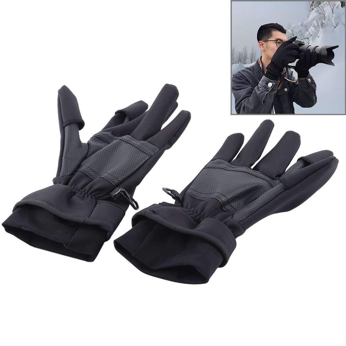 Outdoor Sports Wind-stopper Full Finger Winter Warm Photography Gloves