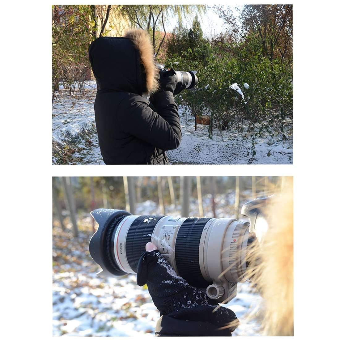Outdoor Sports Wind-stopper Full Finger Winter Warm Photography Gloves
