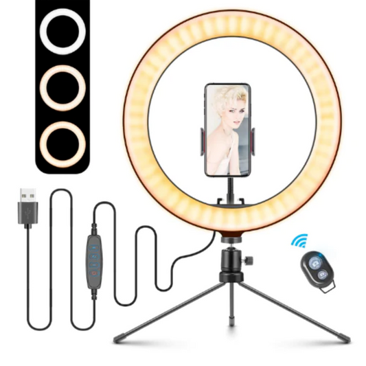 Table Top Selfie Stand LED Light