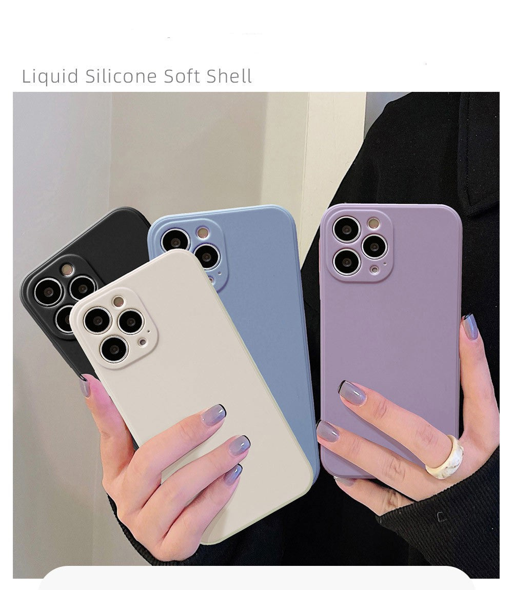 Liquid Silicone Shell Phone Cover Iphone 14 Phone Case